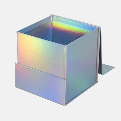Proveedor de caja de regalo de gradiente láser personalizado