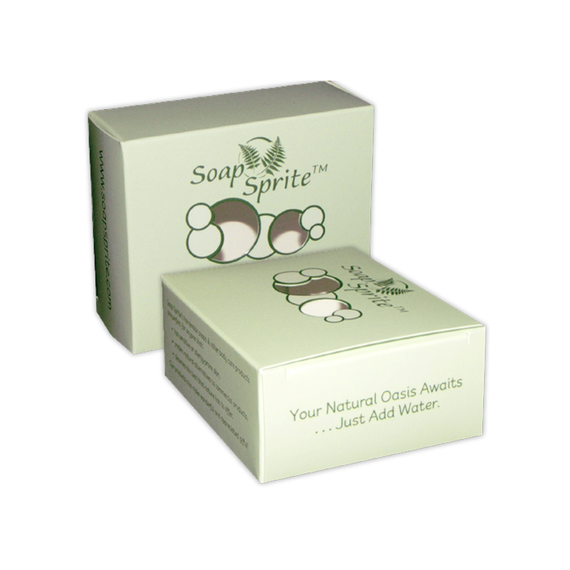 Caja de jabón personalizada con ventana de PVC