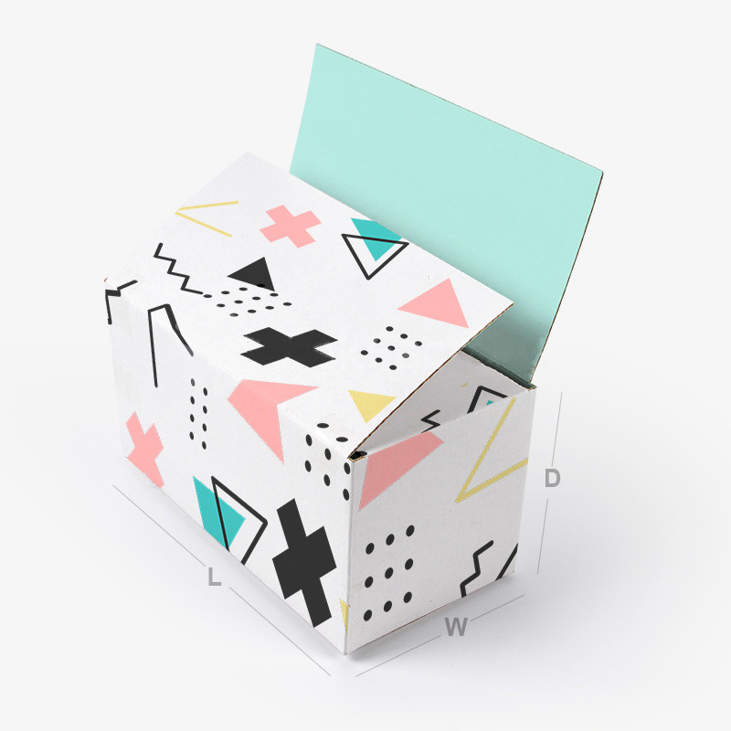 Caja de envío de superposición completa personalizada