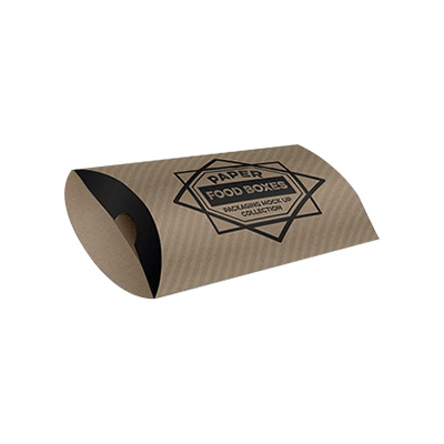 Cajas de almohada de papel Kraft personalizadas