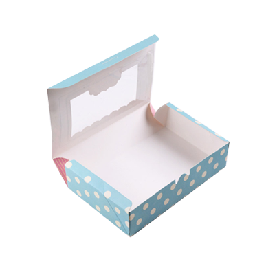 cajas de embalaje de postre de ventana personalizadas