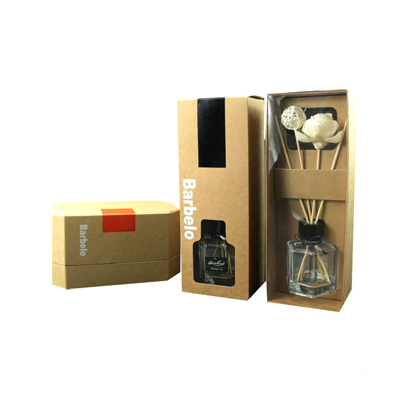 Caja y botella de perfume personalizadas al por mayor