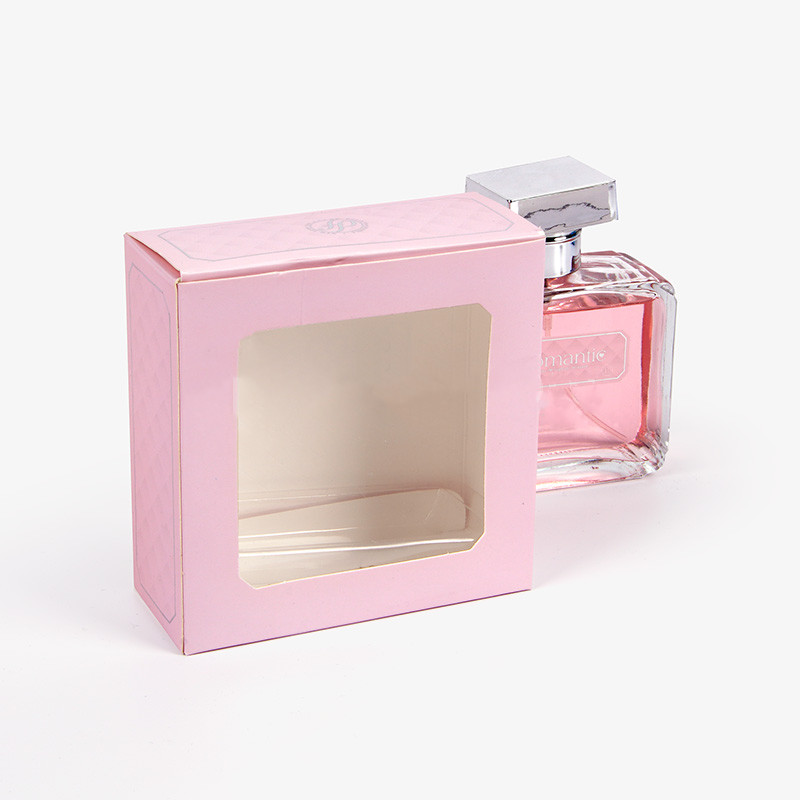 Caja de perfume personalizada con ventana