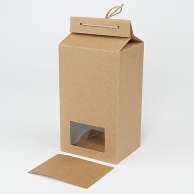 Caja de papel Kraft fácil de plegar