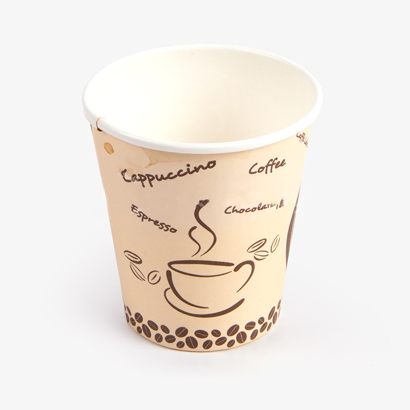 Tazas de café de pared simple impresas personalizadas