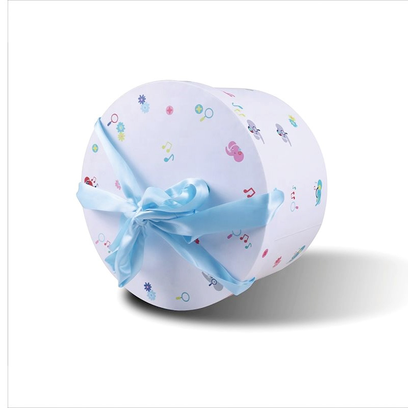 Caja de pastel simple personalizada redonda