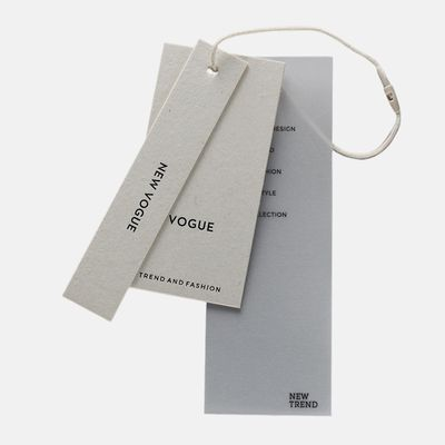 Etiqueta colgante de papel de ropa personalizada